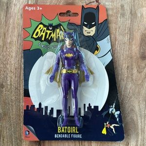Batgirl Bendable Action Figure Batman Classic TV Series-NJCroce - New
